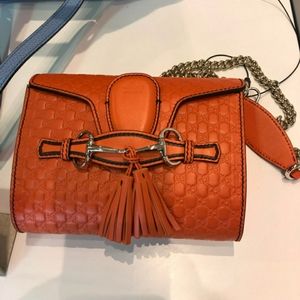 Authentic NEW GUCCI Microguccissima Mini crossbody.  NEW WORN